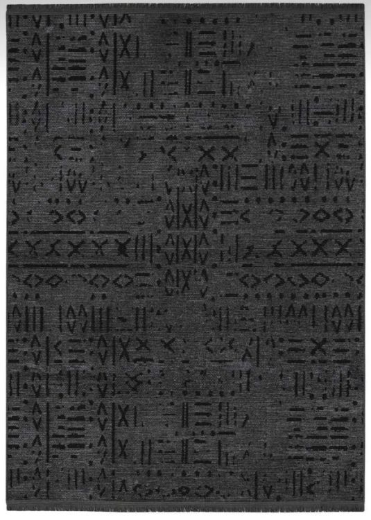 Şönil Kilim Antrasit 120 cm Lik resmi